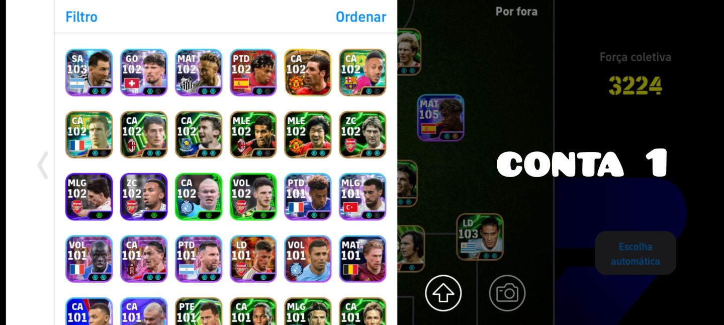 CONTAS DE EFOOTBALL UPADAS | COM ÉPICOS E PREÇOS ACESSÍVEIS!