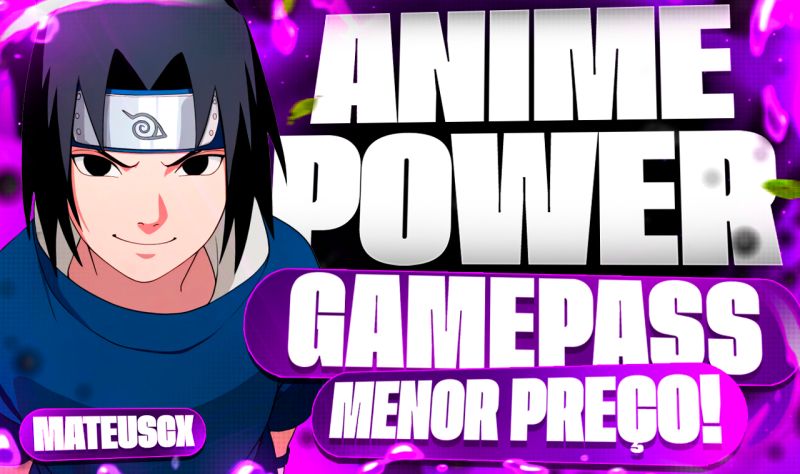 [10% DE DESCONTO] GAMEPASS - ANIME POWER ROBLOX! [ENTREGA RÁPIDA!]