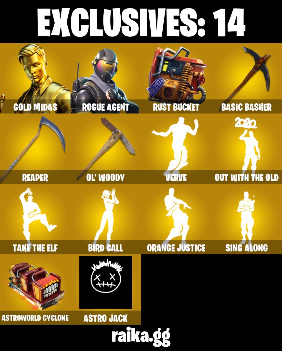 113 Skins - Gold midas, rogue agent, haze, lynx, carbide (E-mail alterável)
