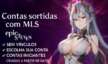 Contas SORTIDAS Reroll Epic Seven Criadas a partir de 04/05 + Rank 10! epic7
