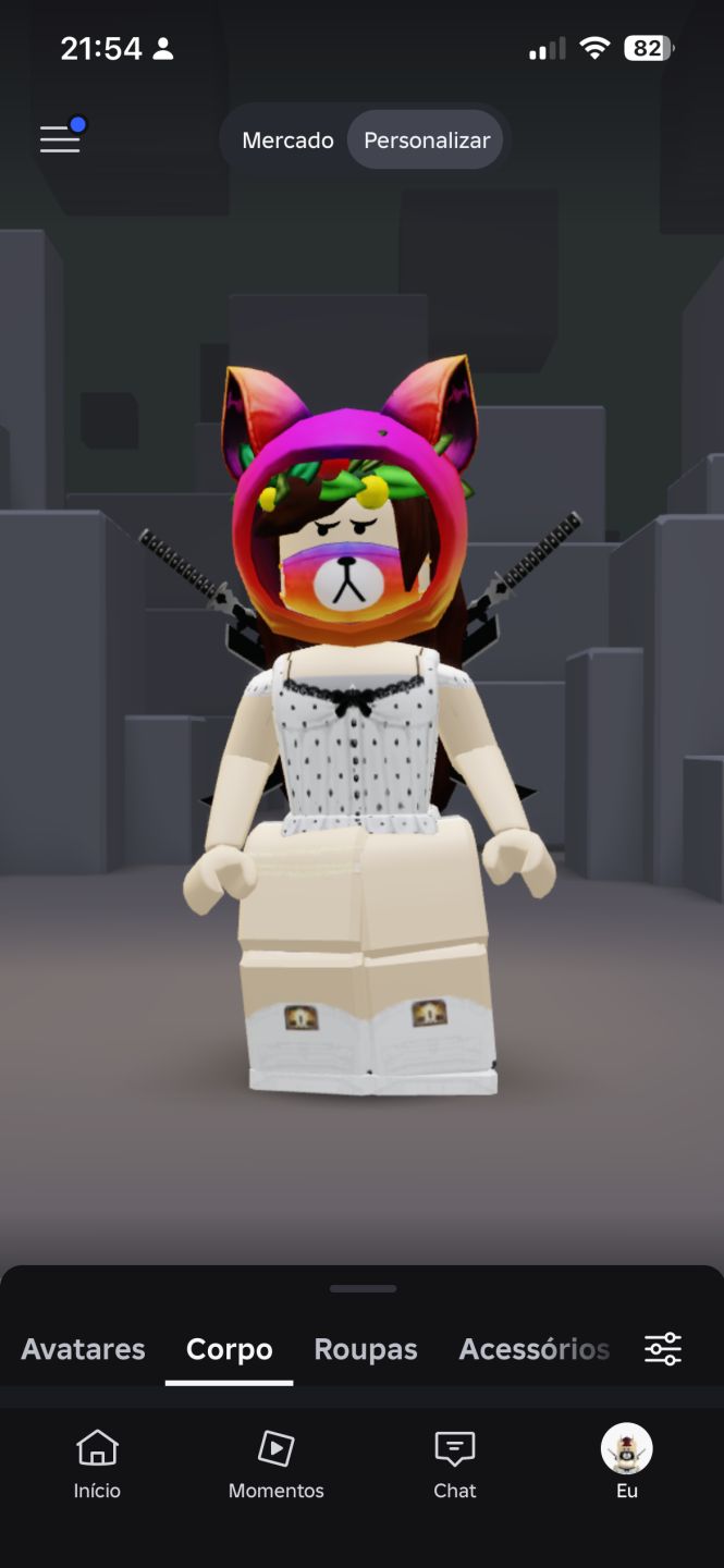 Conta de Roblox com muita skin Feminina e masculina