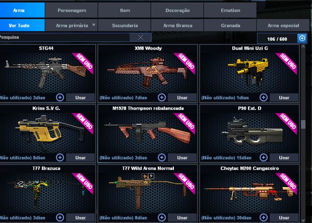 POINT BLANK (SEGUNDO TENENTE 1) (COM ITENS DE CASH) (ENTREGA AUTOMATICA)