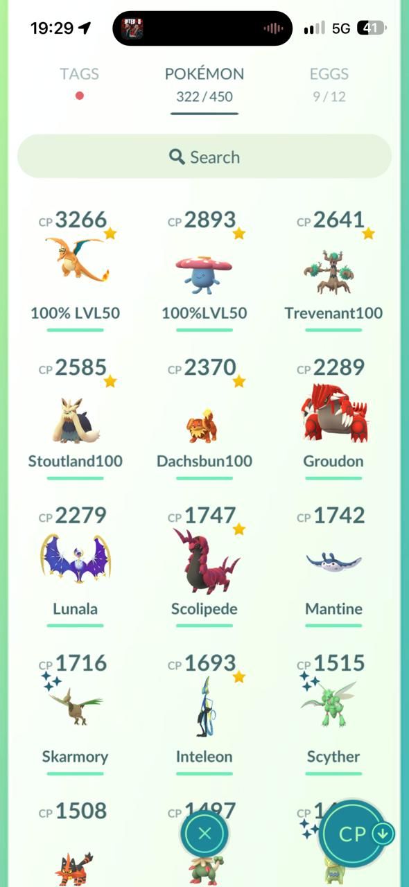 CONTA POKEMONGO LEVEL 70