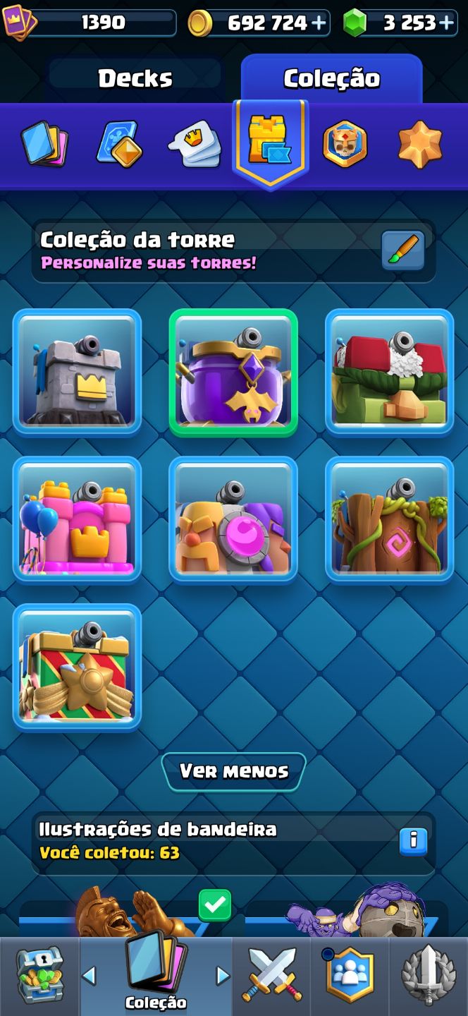 COMBO: CONTAS BRAWL STARS & CLASH ROYALE