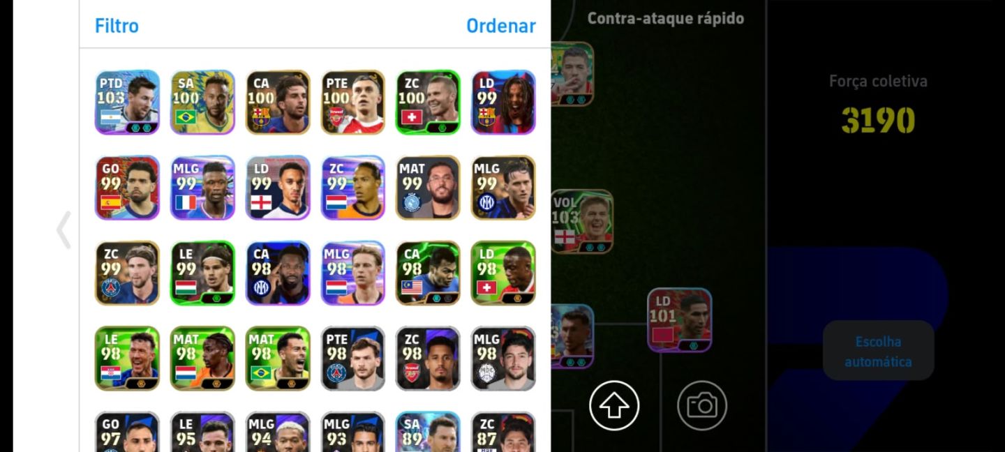 Conta Efootball 3190+ com Gullit e Pelé