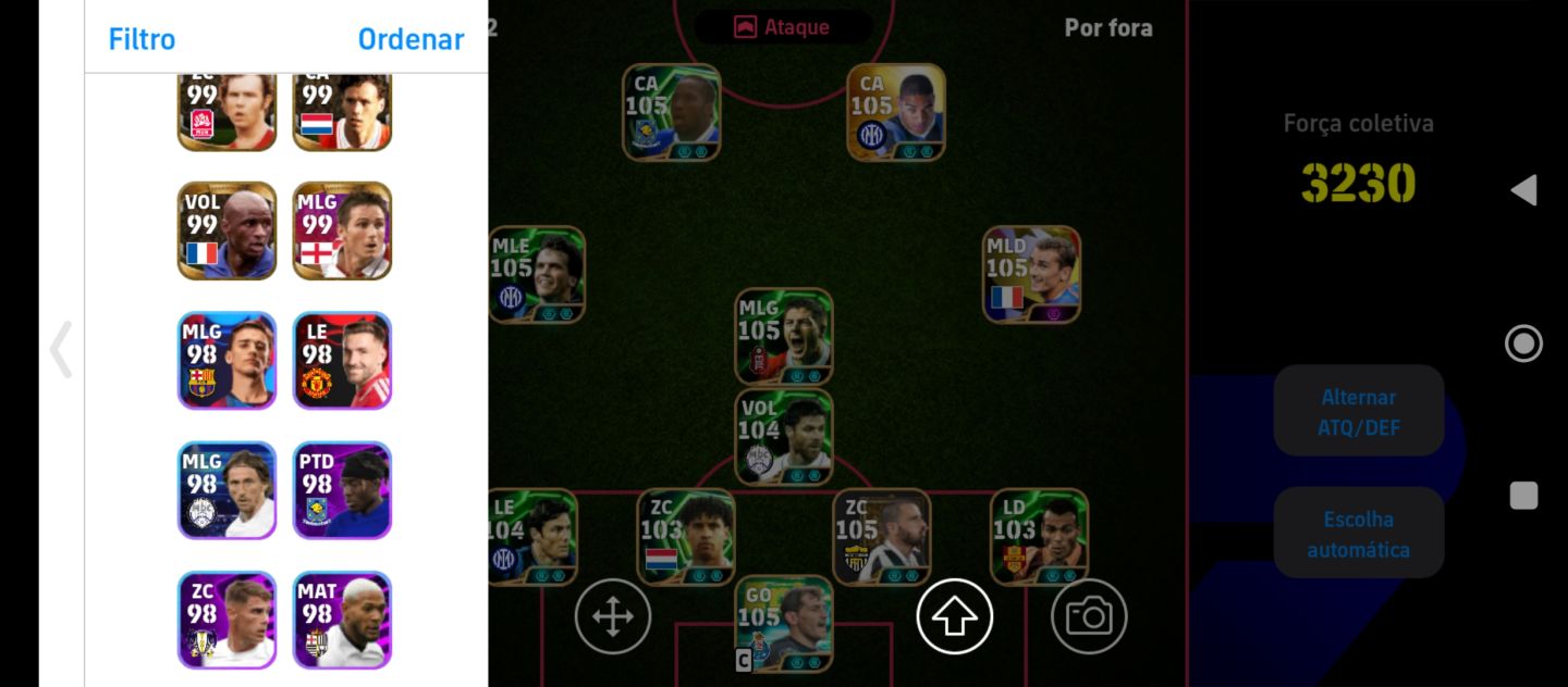 CONTA EFOOTBALL 3230 OVER |ADRIANO, RUI COSTA, SALAH BLITZ| KONAMI ID 100% LIMPA