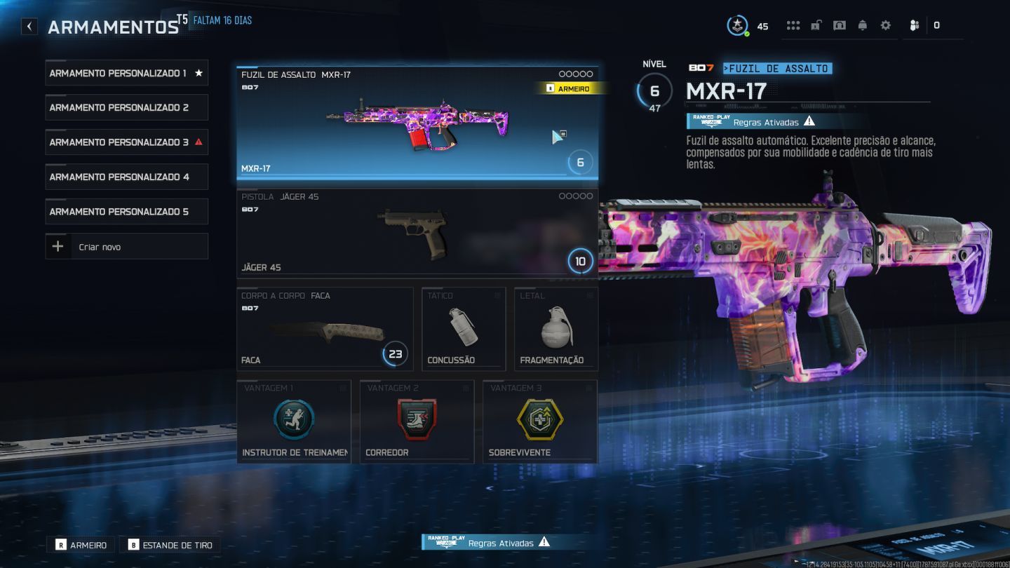 CONTA WARZONE / RANKED LIBERADA
