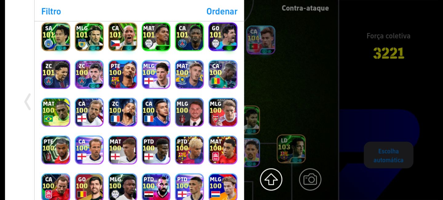 CONTA eFOOTBALL 3221 | MESSI 105, BATISTUTA 105, CANNAVARO 106 + CRAQUES!!