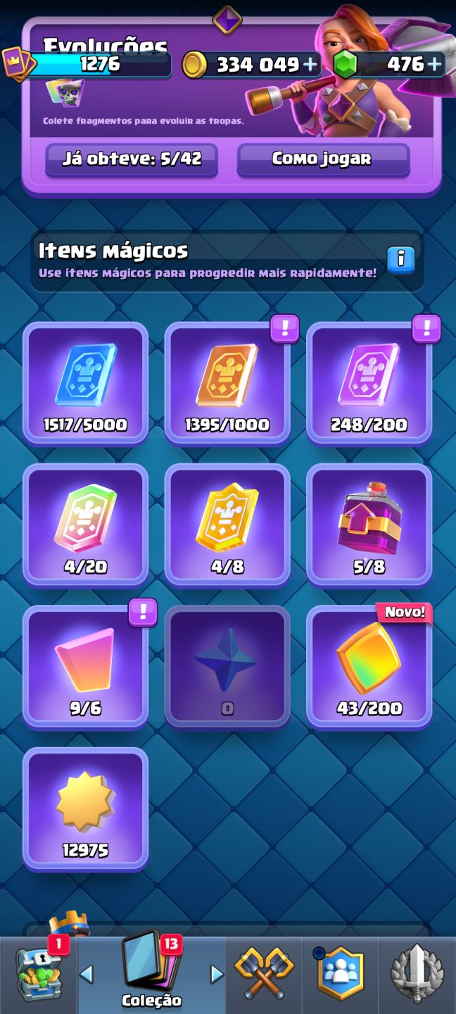(PROMOÇÃO SETEMBRO) CONTA CLASH ROYALE ARENA 21