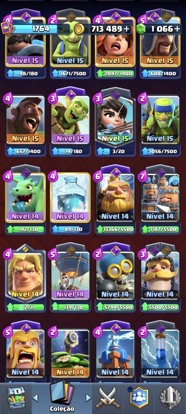 CONTA CLASH ROYALE 5 ANOS | 13K TROFÉUS | 22 EVOS | +700K OURO