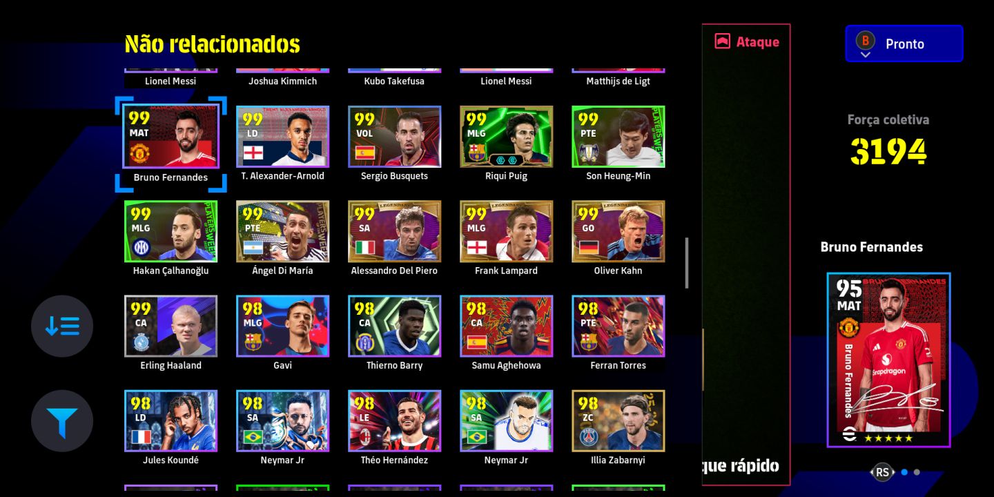 Conta eFootball (Steam) CR7 106, Neymar Santos +80 cards especiais
