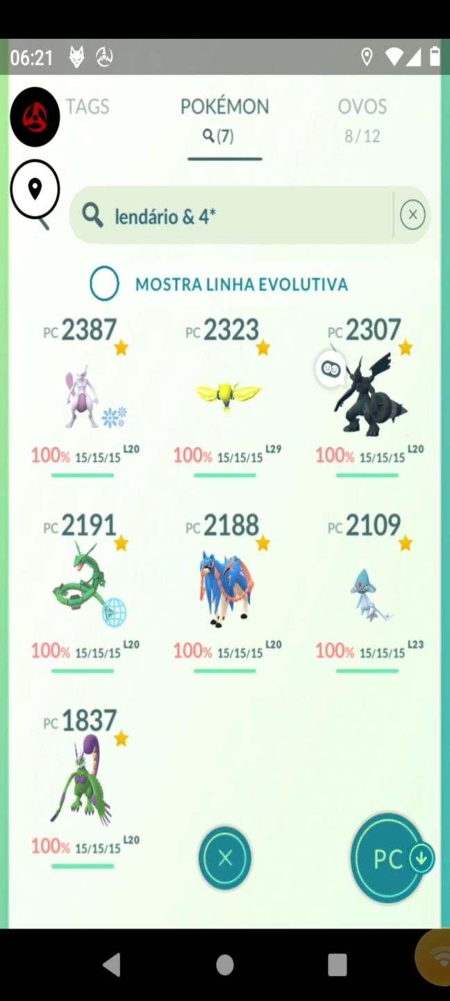 Conta level 53 + Rayquaza 100% com fundo raro