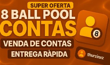 [SUPER OFERTA] CONTAS COM FICHAS 8 BALL POOL