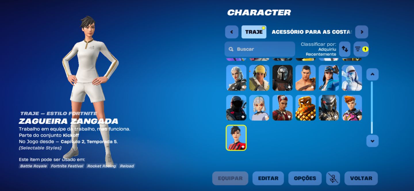 Conta fortinite