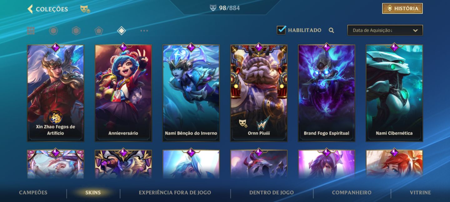 Conta Wild Rift | 98 skins