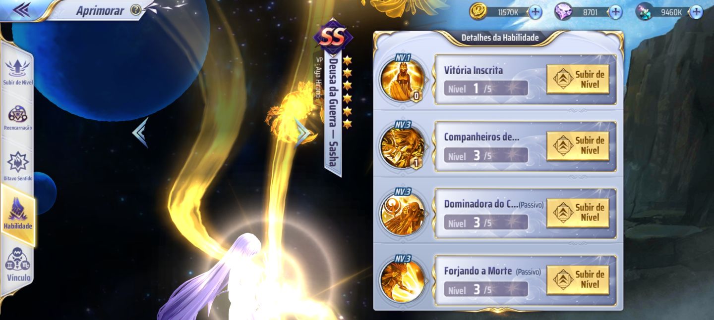 CONTA SAINT SEIYA AWAKENING