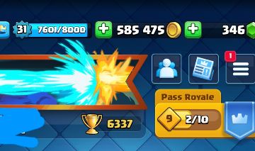 Conta de clash royale no preço arena 17