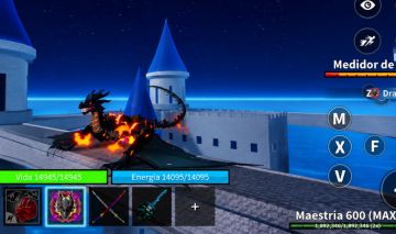 CONTA DE BLOX FRUITS FULL DRAGON PERN E KITSUNE PERME EM 600 COM VÁRIOS PASSES!!
