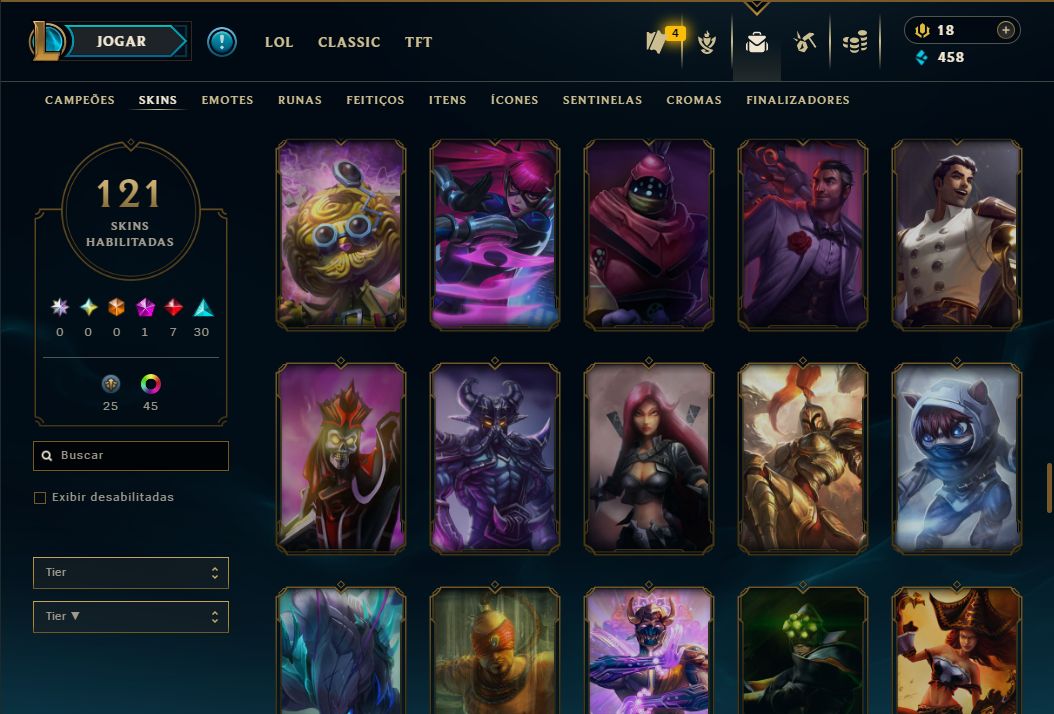 LENDÁRIA DARIUS MESTRE DA ENTERRADA + [QUASE 150 SKINS HABILITADAS] + TROCA NICK