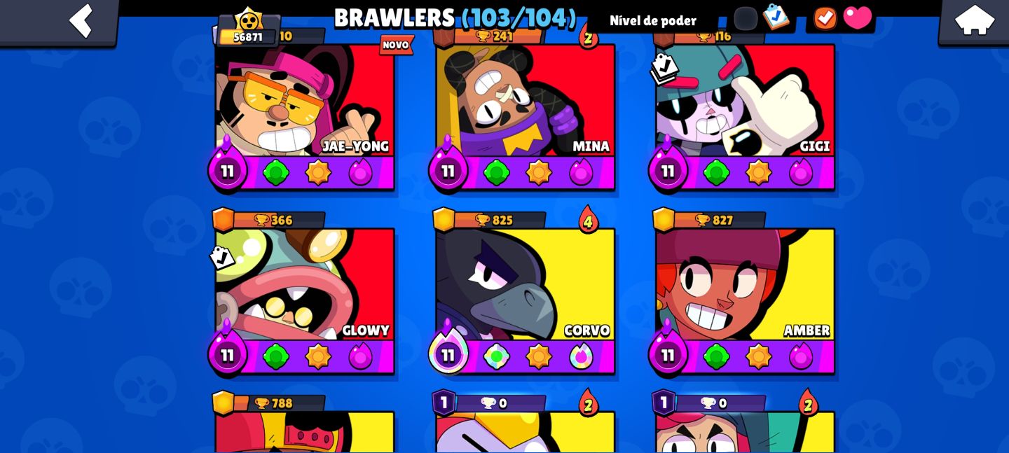 Conta gemada Brawl Stars End Game