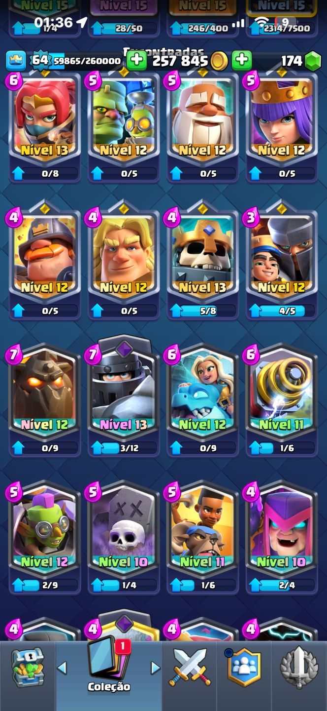 CLASH ROYALE | CONTA TOP / ALTO RANK /CARTAS EVOLUÍDAS / PRONTA PARA JOGAR