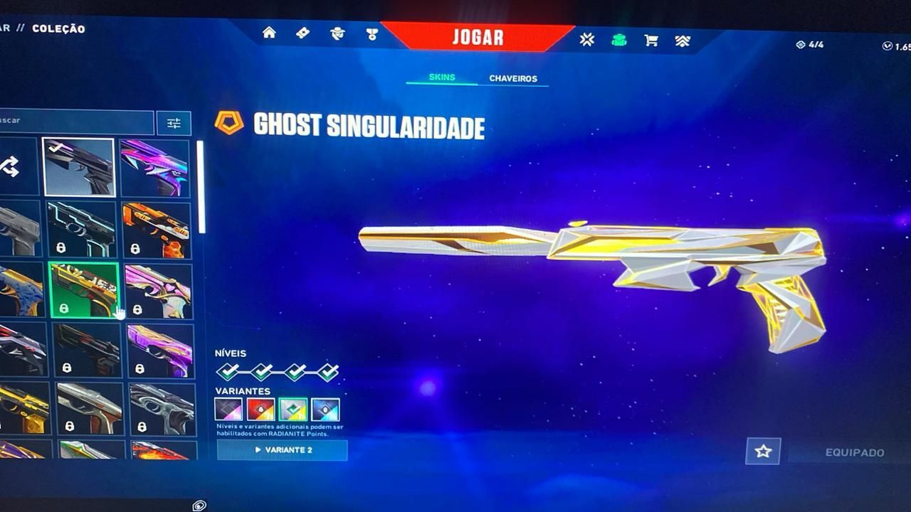1,6k gastos Conta valorant bastante skin