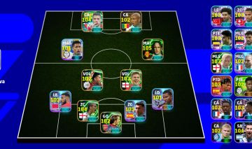 Conta eFootball 188/500 | Totti 105 + Messi 100 | R$130