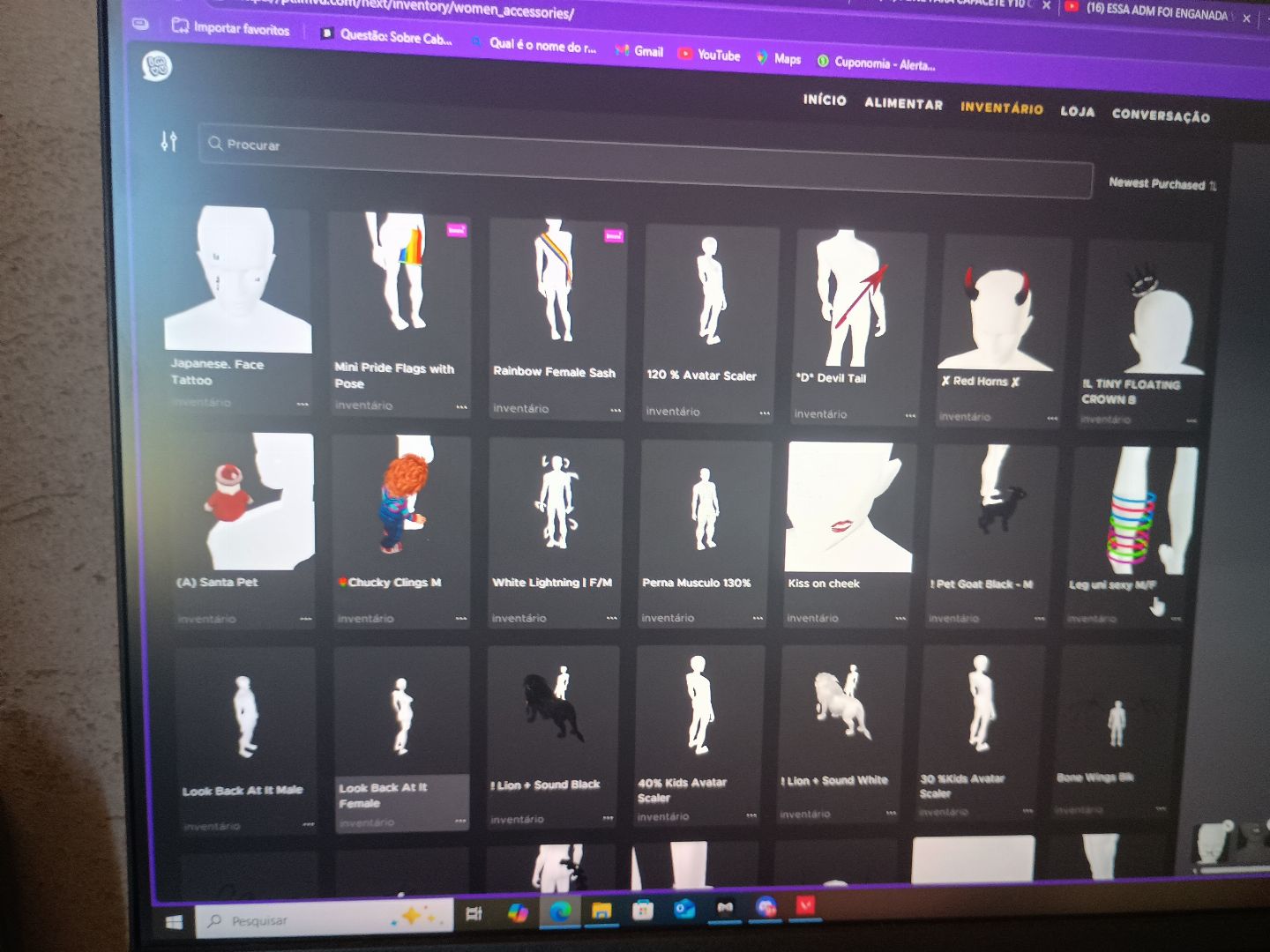 Conta imvu M/F conta +4 anos bom para s/0 emilysilva4252