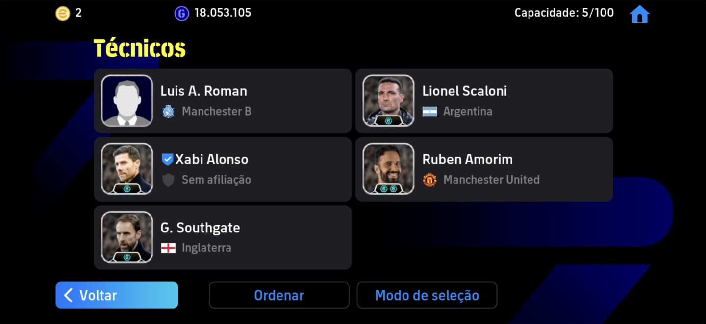 Conta effotball RARA força 3179, jogadores raros desde 2023
