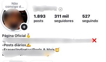 Perfil Instagram 312k Orgânico | 49M Views + E-mail Original
