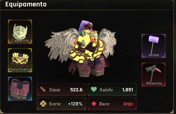 THE FORGE Conta NÍVEL 204 RAÇA ANJO $4,57 MILHÕES + PICARETA CRIMSONITE