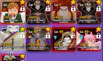 ANIME VANGUARDS - UNITS DE TRADE BARATAS