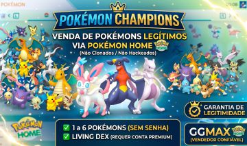 Pokémons para Pokémon Champions - Coleção Completa direto no seu HOME