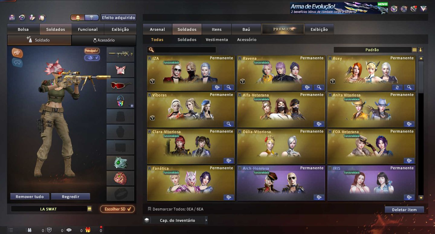 MARECHAL HONRADO CROSSFIRE COM 102 VIPS, 18 COLEÇÕES, +870 ITENS, 13 ANOS