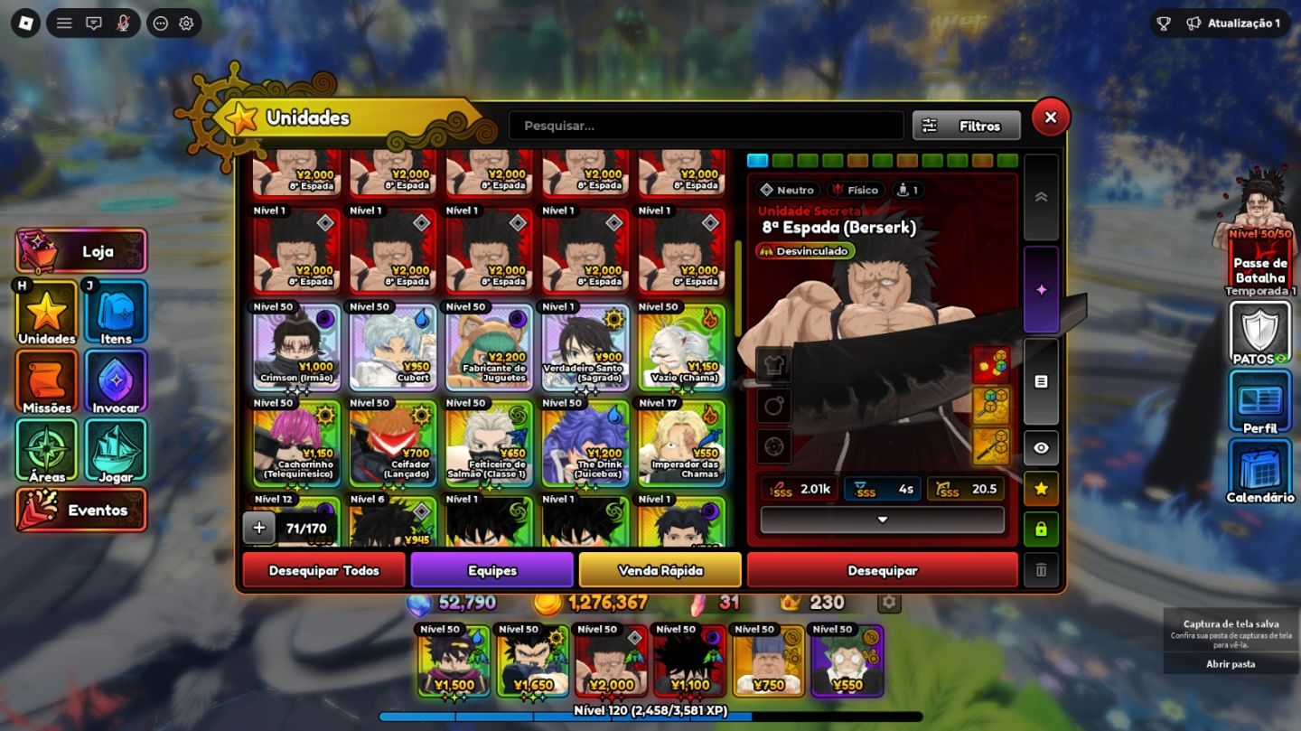 CONTA ANIME EXPEDITIONS LVL 120+ (SUPER UPADA)