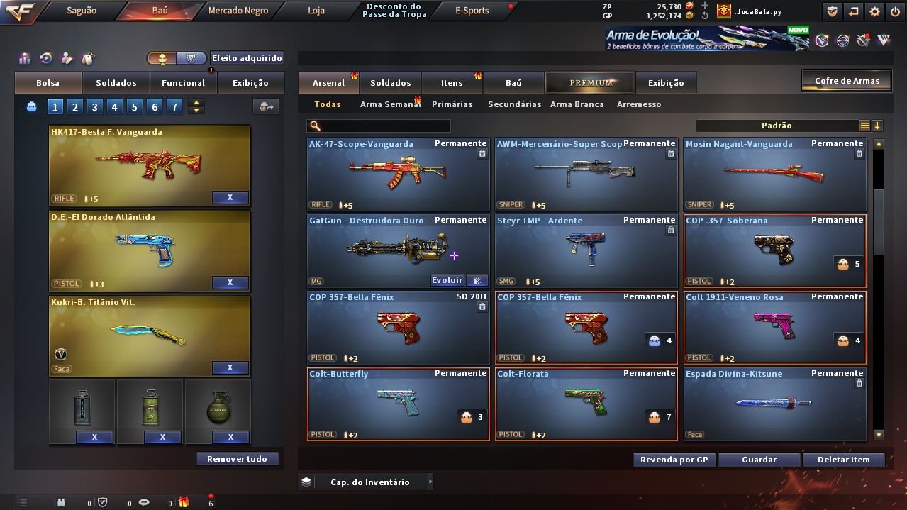 Conta Crossfire marechal vermelho, 7vip buff9 mz, unico dono email/rank on