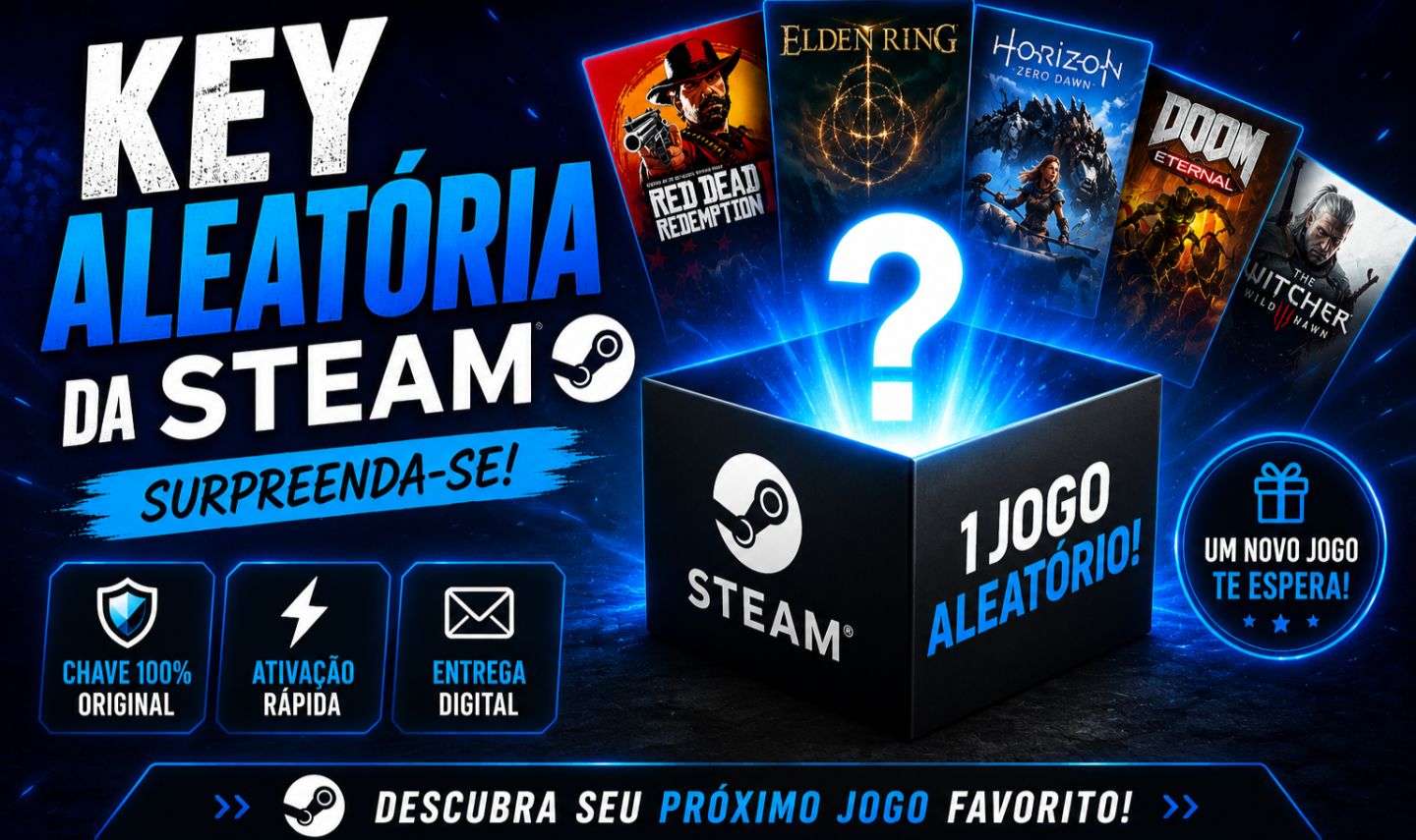 Steam Keys aleatórias