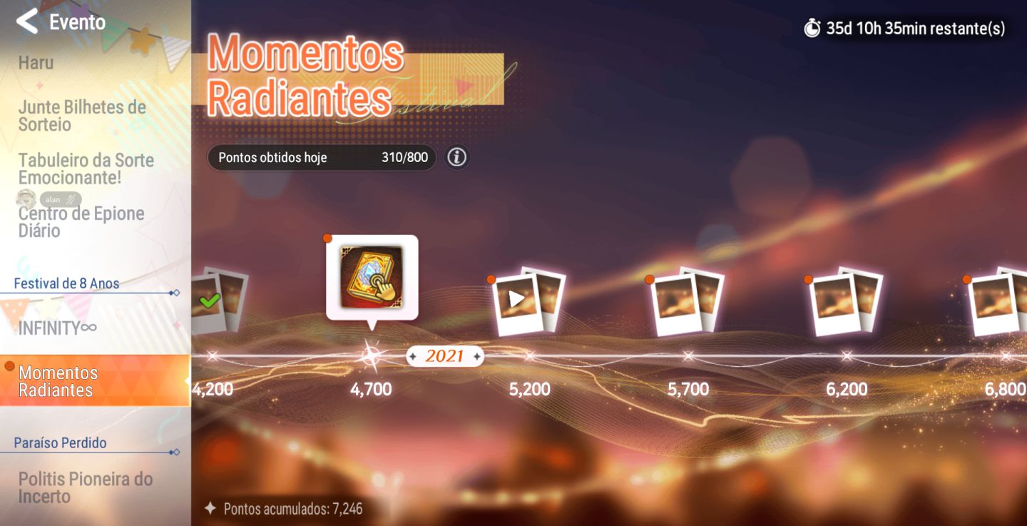 Conta Rank 50 Iniciante LISSETE+HARU/ARTEFATO