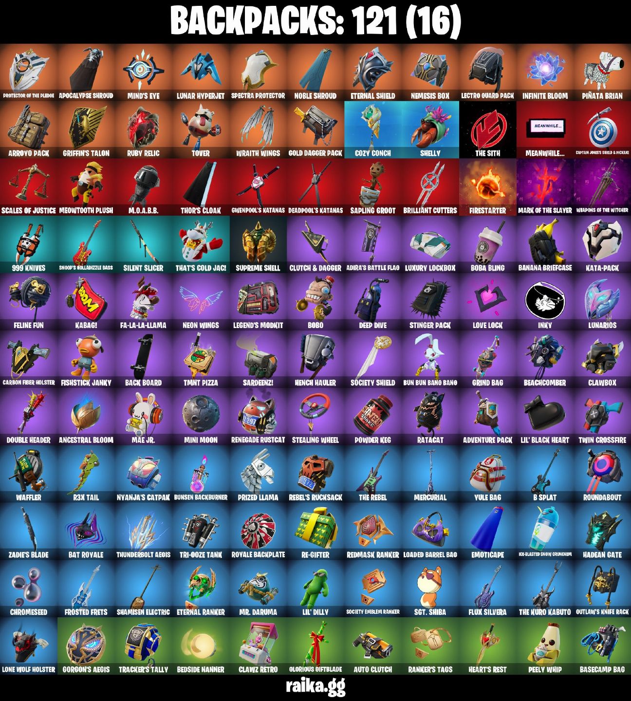 93 Skins | Gold Midas | Gold Brutus | Peter Griffin | Omegarok | 0 VB