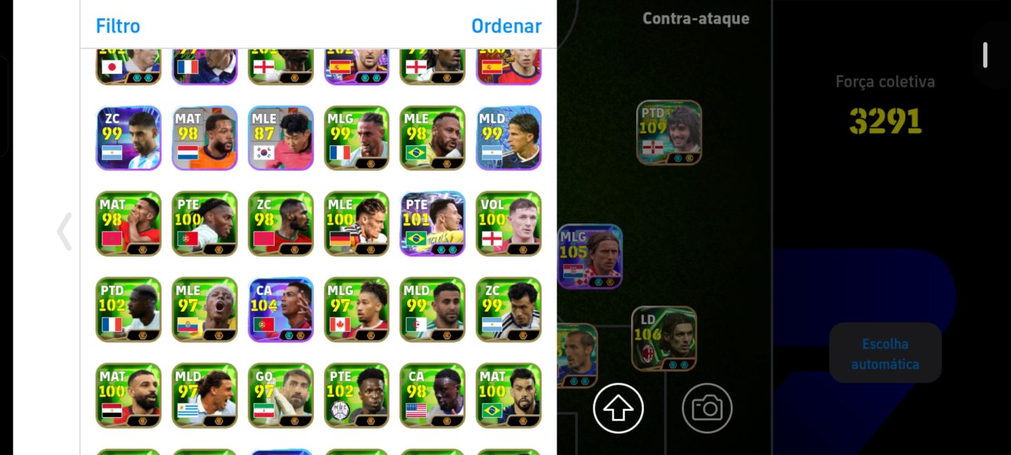 CONTA EFFOTBAL FORÇA COLETIVA 3292 COM MUITOS ÉPICOS BIGTIMES,KONAMI ID!Negocio