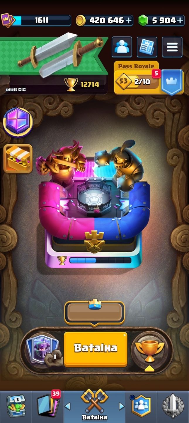 CONTA CLASH 4500K GEMAS 13000K TROFEUS