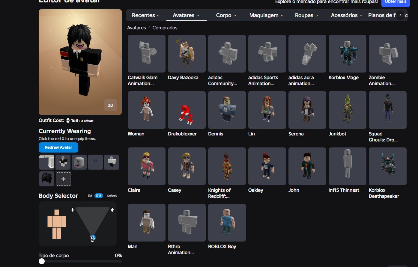 CONTA DE ROBLOX COM KORBLOX DEATHSPEAKER (17K DE ROBUX) OFERTA!