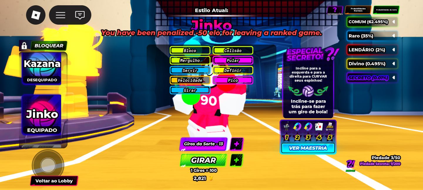 CONTA VOLLEYBALL LEGENDS ROBLOX
