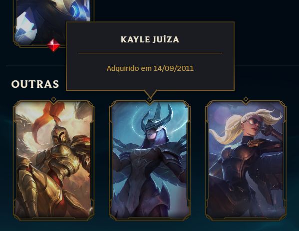 Conta League of Legends | 189 Skins | Kayle Juíza 2011 Rara