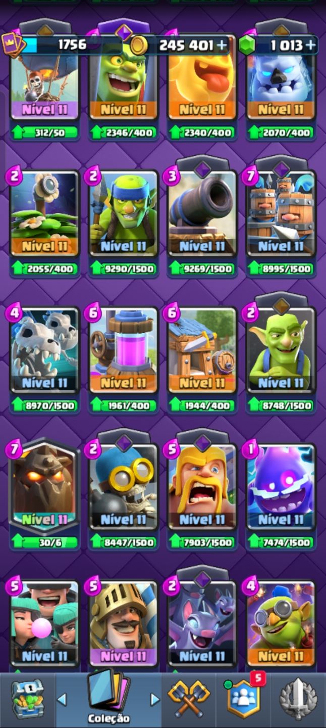 14000 troféus COMPLETA LVL 16 | 19 EVOLUÇÕES | MAIOR CAMPEÃO | INSÍGNIA 10 ANOS