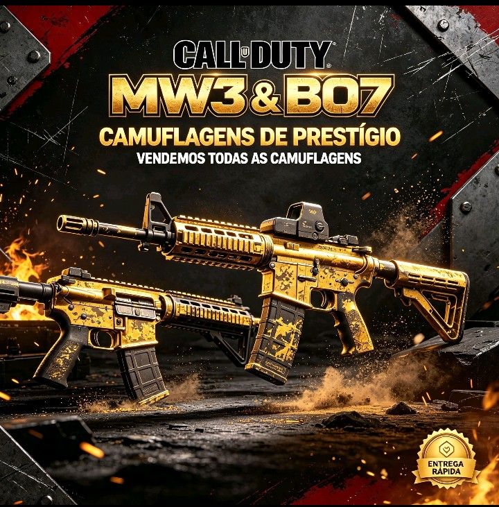 Call of Duty MW3 & BO7 Serviço de Prestígio nas Armas