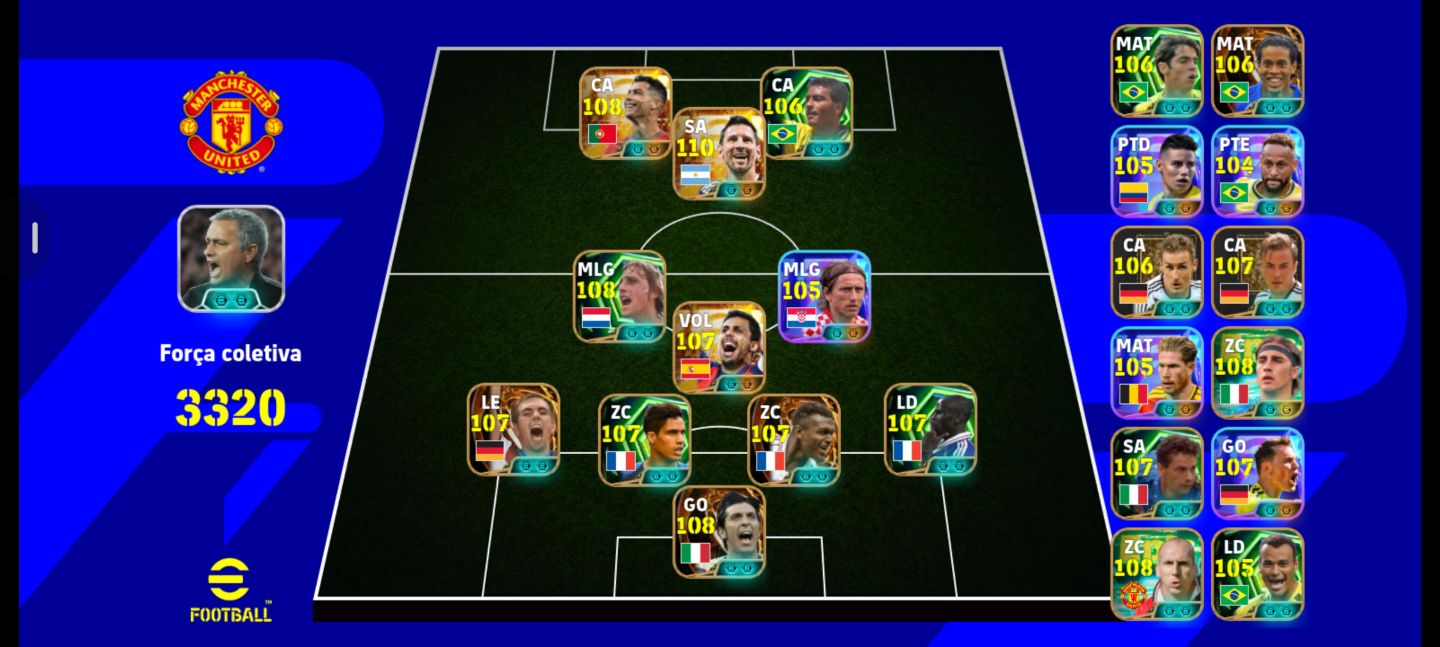 Conta de Efootball, com vario jogadores meta para quem quer começar bem