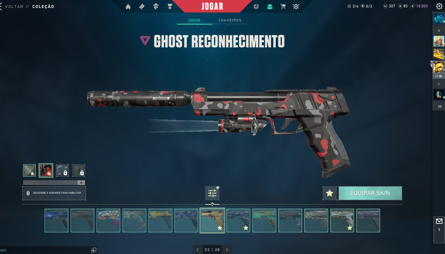 CONTA +50 FACAS, FULL SKIN, RADIANTE TODOS EP, +10K GASTOS