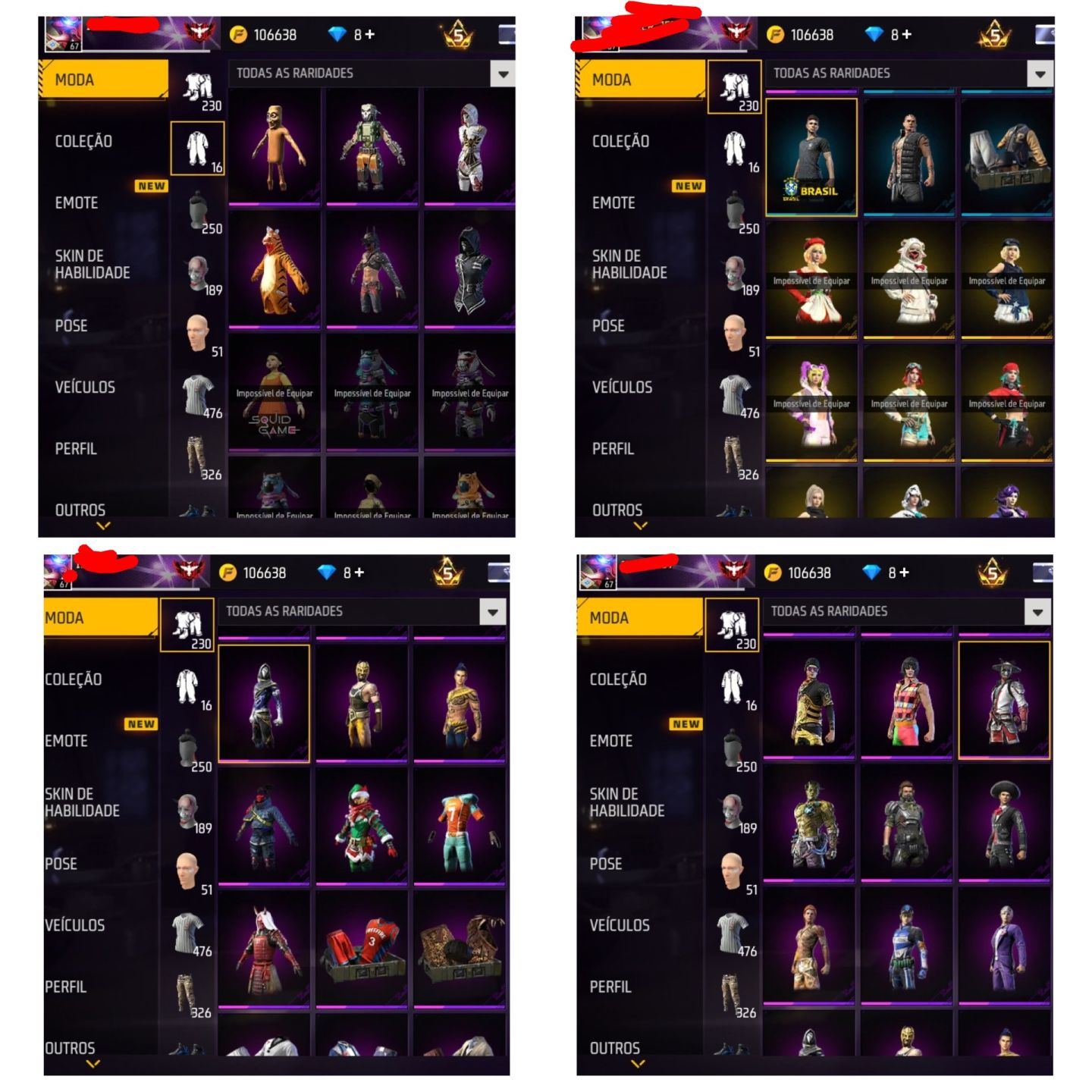 Conta Free Fire Antiga (Valor a Negociar)