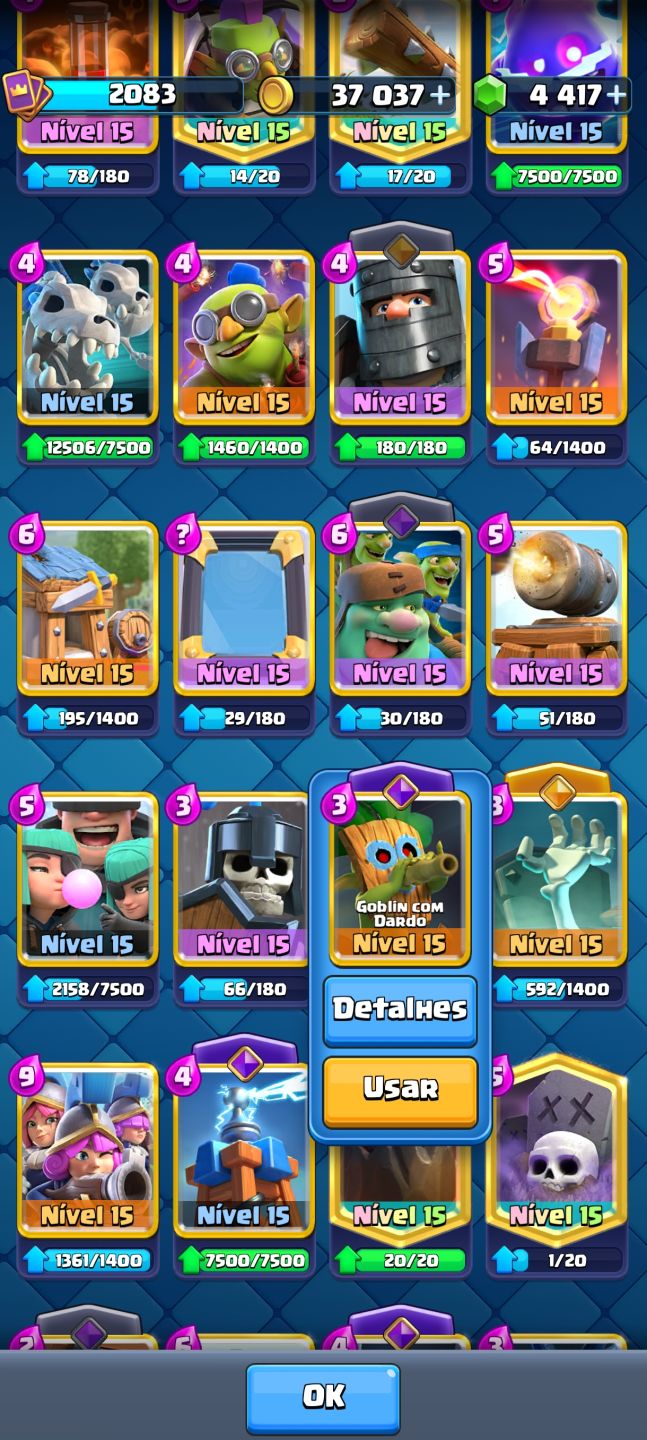 Conta Clash Royale